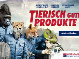 TIERISCH GUTE PRODUKTE Räderwechsel effizient – mit HOFMANN POWER WEIGHT!