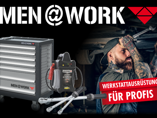 MEN@WORK: Eine Erfolgsgeschichte in der Werkstattausrüstung