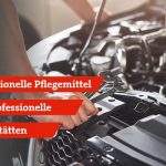 Handwerker an offener Motorhaube