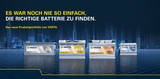 verschiedene Batterien von Varta